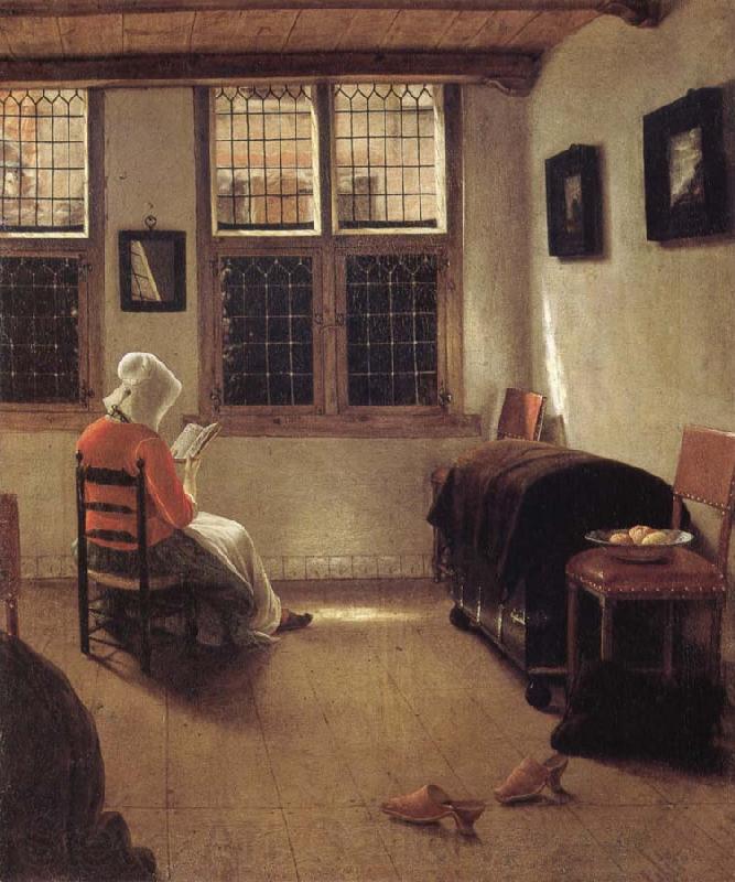 Pieter Janssens Elinga Woman Reading France oil painting art